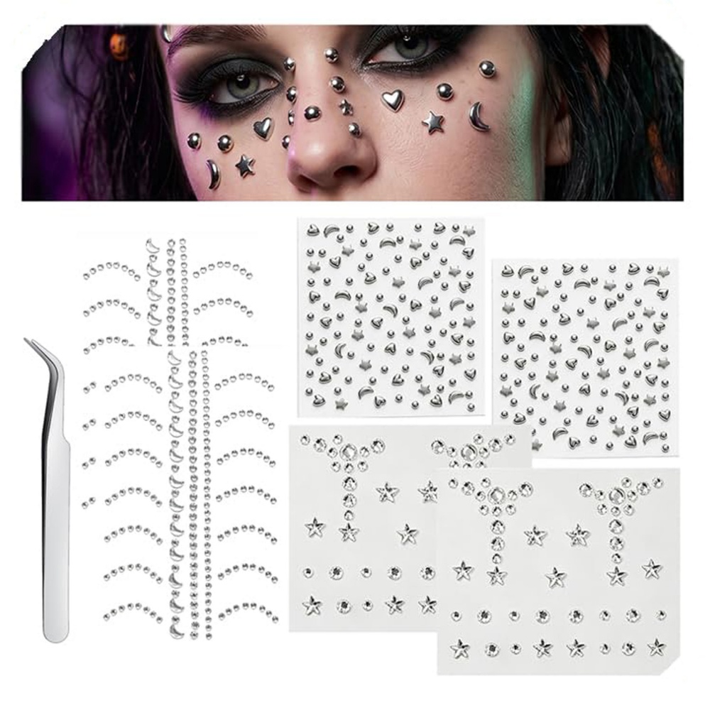 Body Jewelry And Piercing - Piercing palsu, bola-bola tempel di hidung,