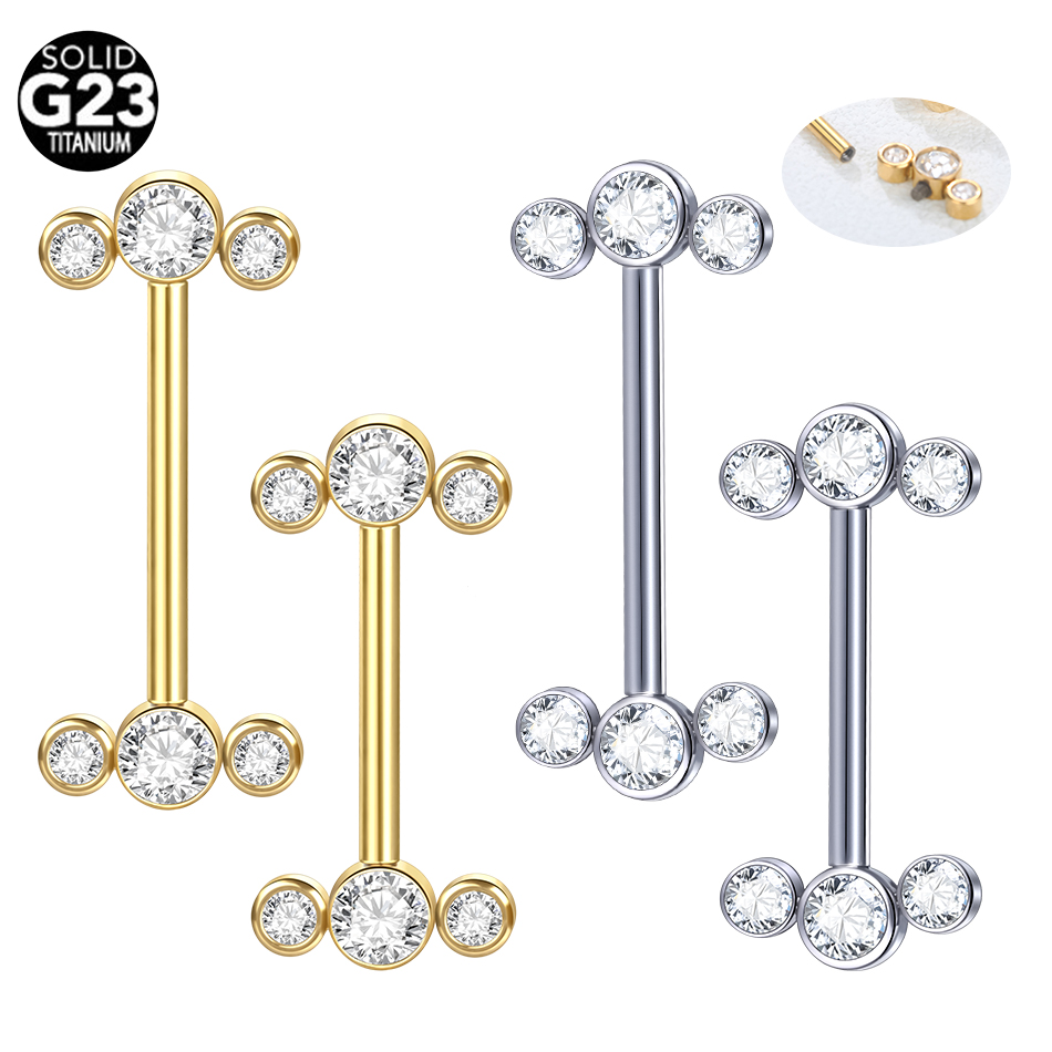 Body Jewelry Changing Kit - 1/5 Buah G23 Titanium PIERC Warna