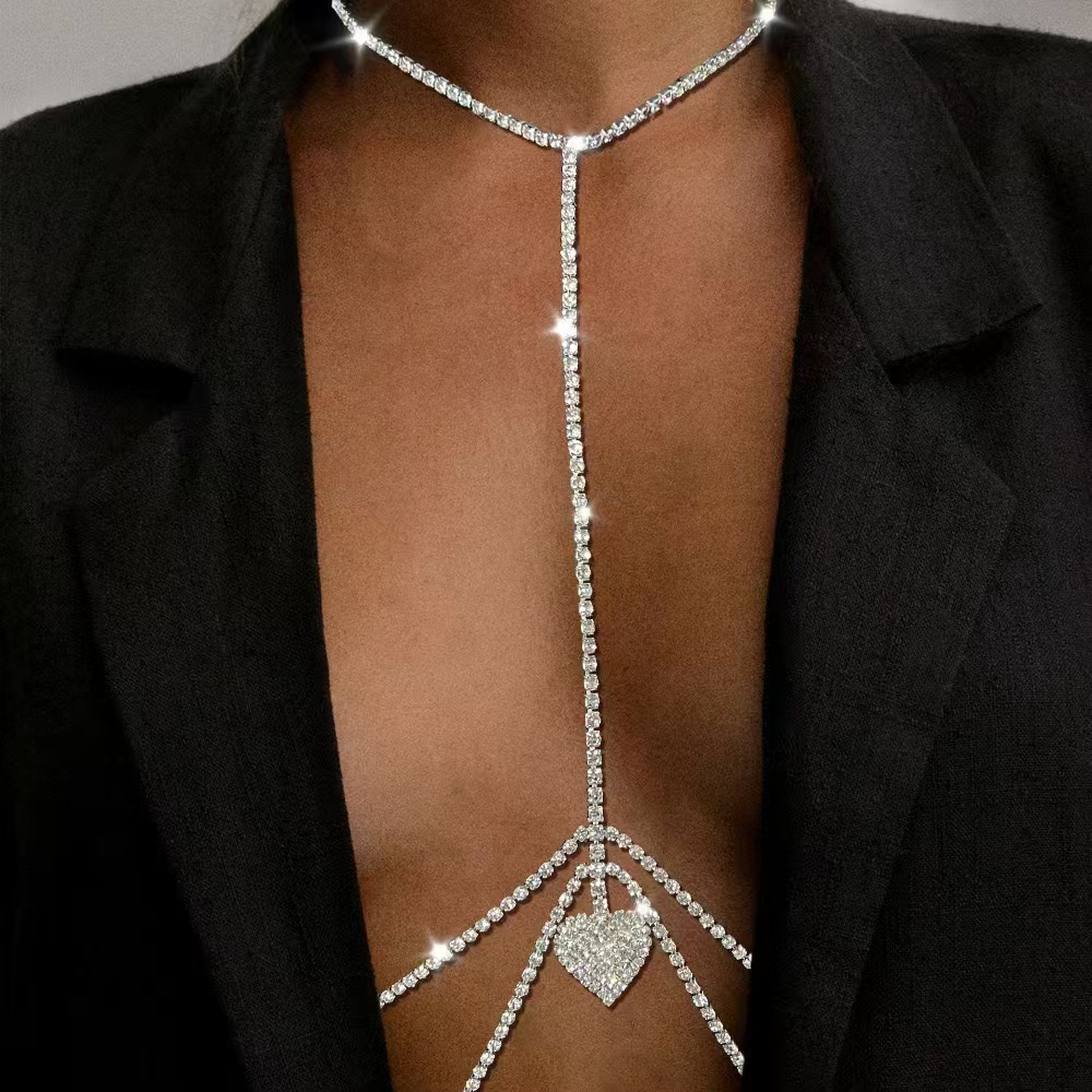 Body Jewelry High End - Temperamen mode Eropa dan Amerika, rantai