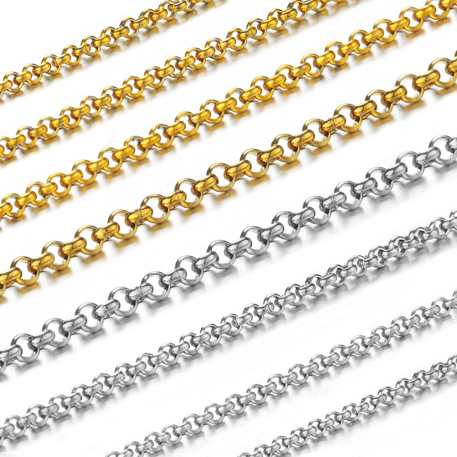 Body Chain Jewelry - 1 Meter Rantai Lingkaran Kecil Bentuk
