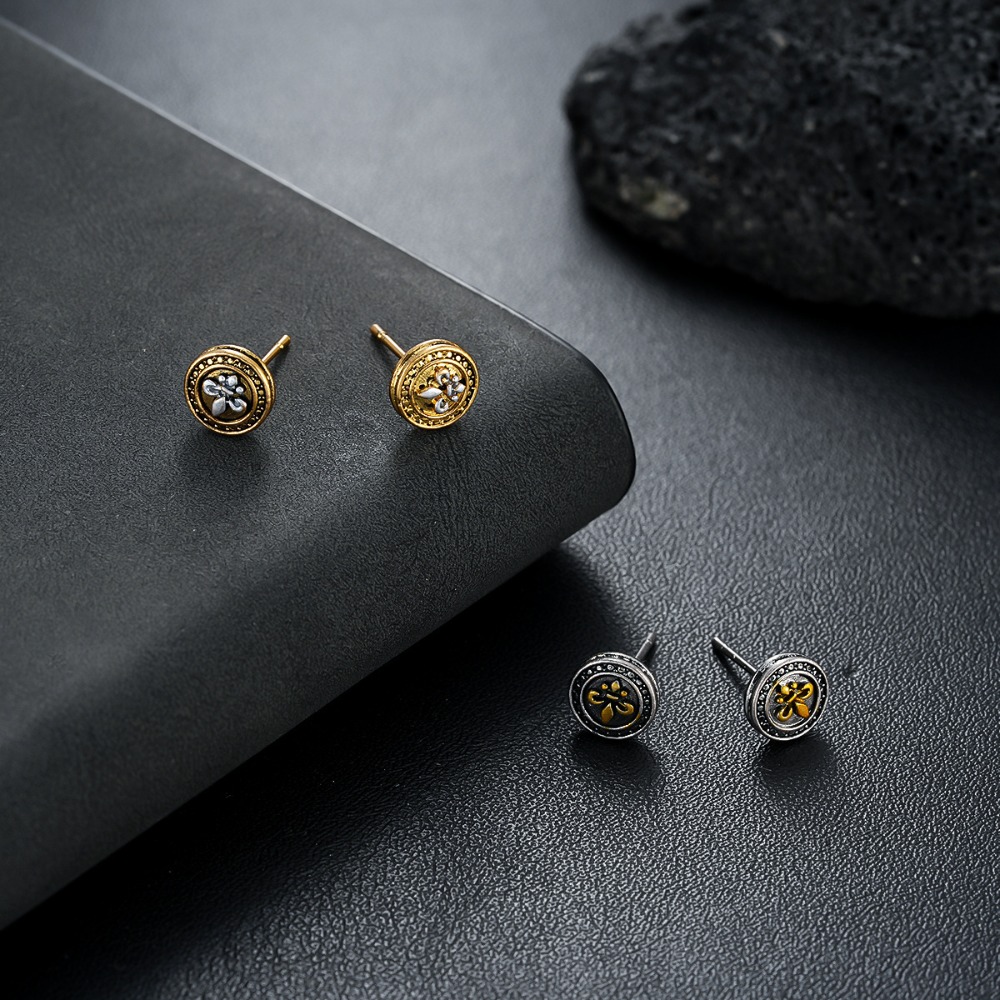 Body Jewelry High End - 1 pasang anting-anting desain gaya punk