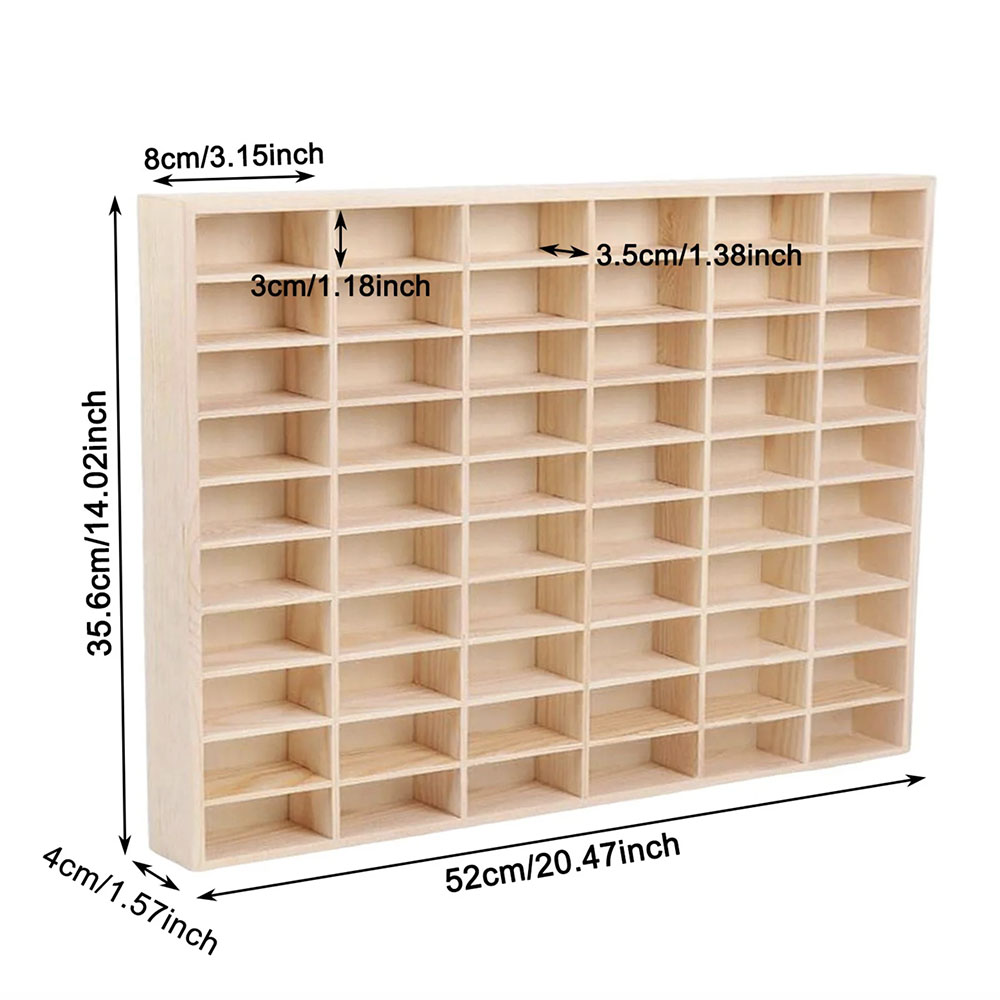 Body Jewelry Display - Kotak Penyimpanan Perhiasan Kayu Bertumpuk, Eksklusif