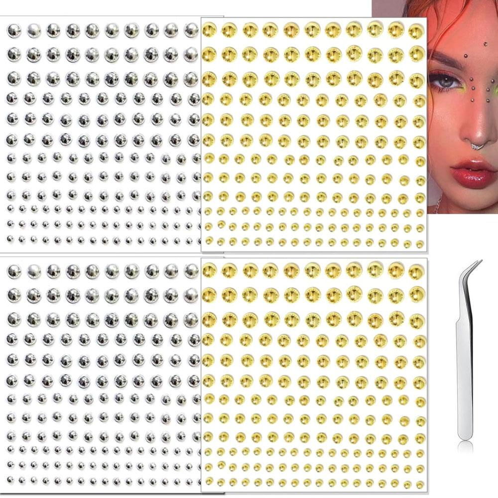 Body Jewelry And Piercing - 661Pcs Set Perhiasan Palsu Wajah, Cincin