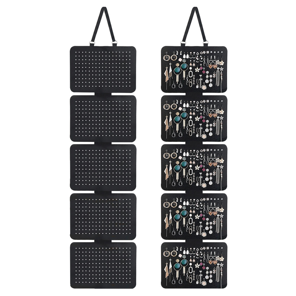Body Jewelry Display - 5 Lapisan Rak Organizer Perhiasan Terpasang