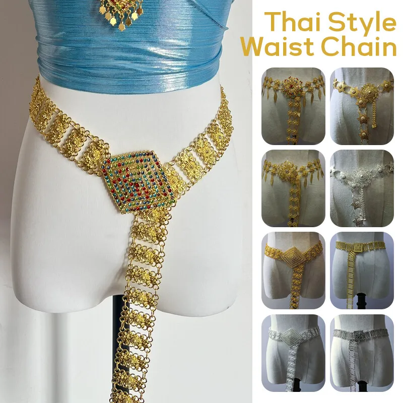 Body Chain Jewelry - 1 Buah Ikat Pinggang Emas Dai