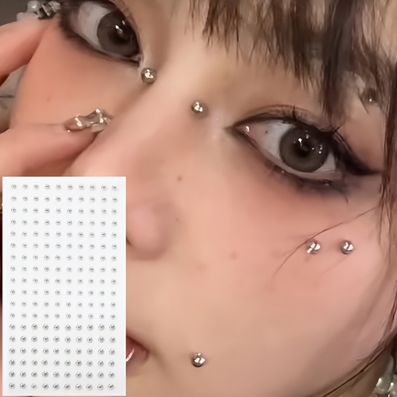 Body Jewelry And Piercing - 4pcs Set Kit Tindik Palsu Tanpa