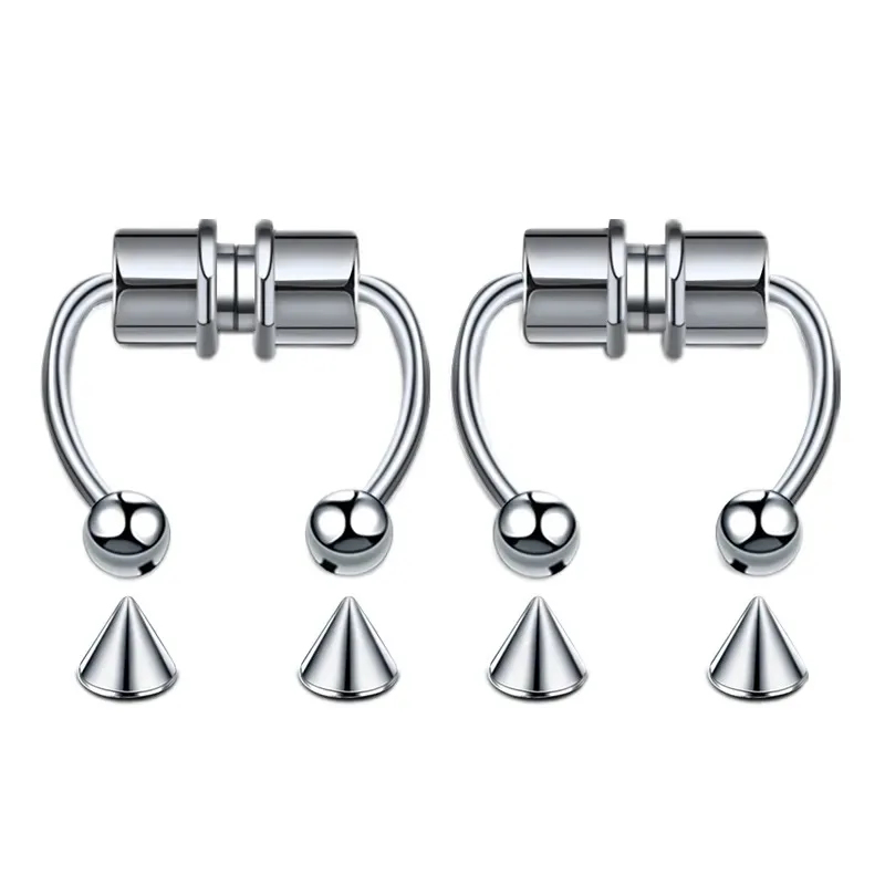 1/2/3 Buah Cincin Hidung Magne - Body Jewelry And Piercing ulasan dan harga