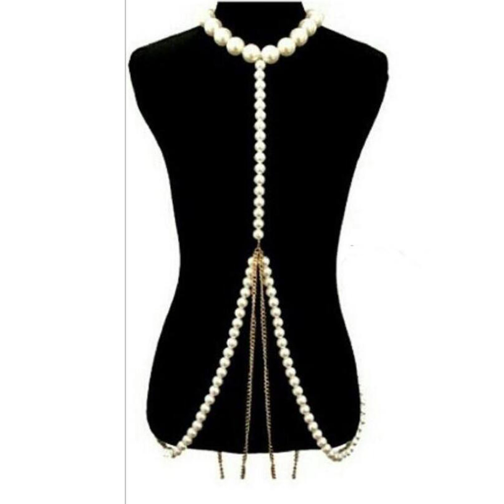 Rantai Tubuh Mutiara Emas Mewa - Body Jewelry High End ulasan dan harga