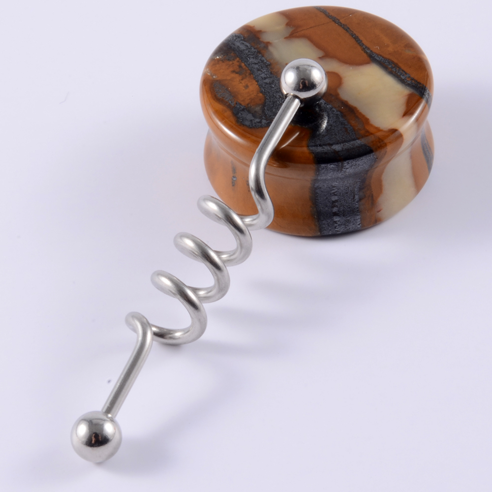 1Pcs Bedah Baja Ular Industri  - Body Jewelry Industrial ulasan dan harga