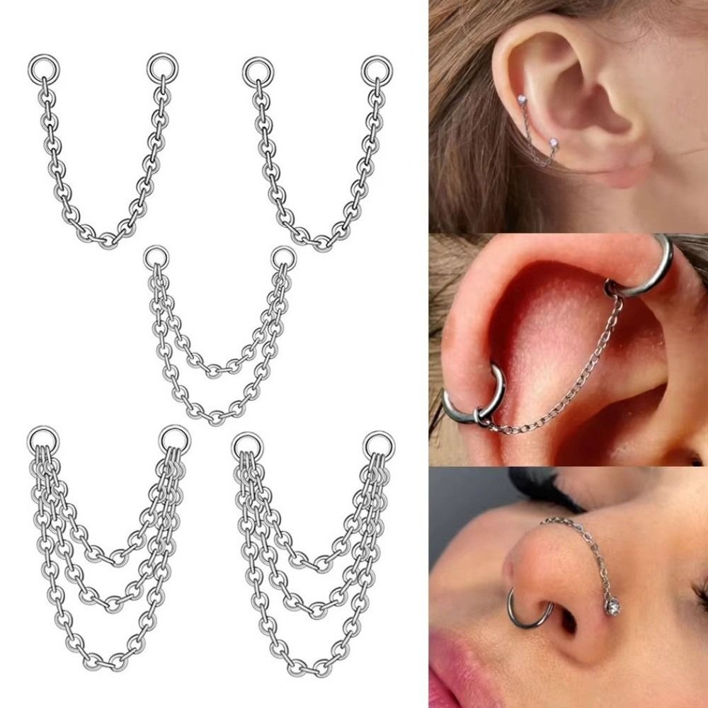 Rantai Hidung Titanium Fashion - Body Jewelry And Piercing ulasan dan harga