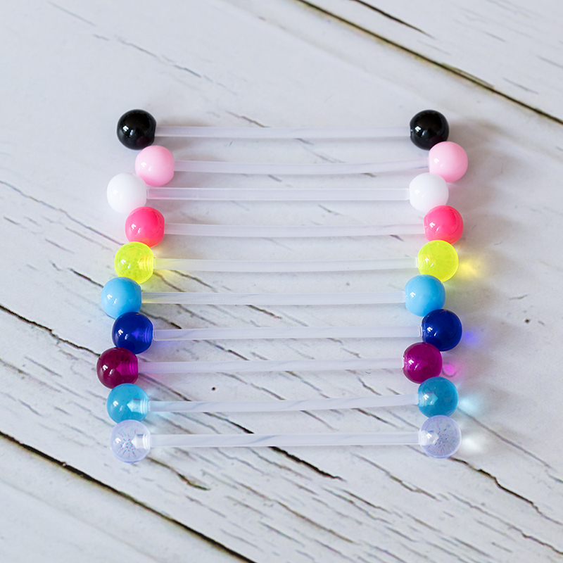 10-50Pcs Acrylic Tulang Rawan  - Body Jewelry Industrial ulasan dan harga