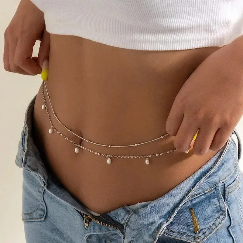 Baru Charm seksi dua lapisan r - Body Chain Jewelry ulasan dan harga