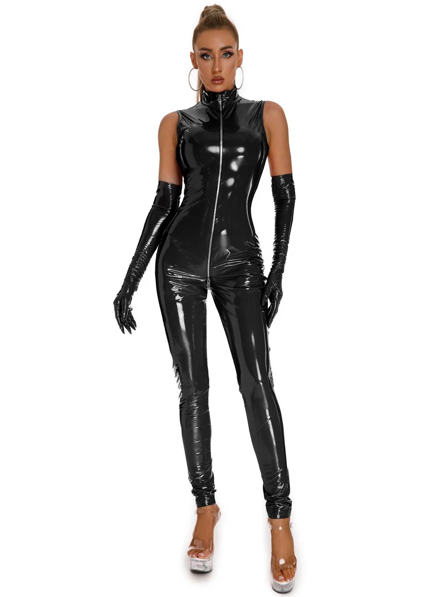Catsuit PVC tanpa lengan unise - Body Jewelry Waterproof ulasan dan harga