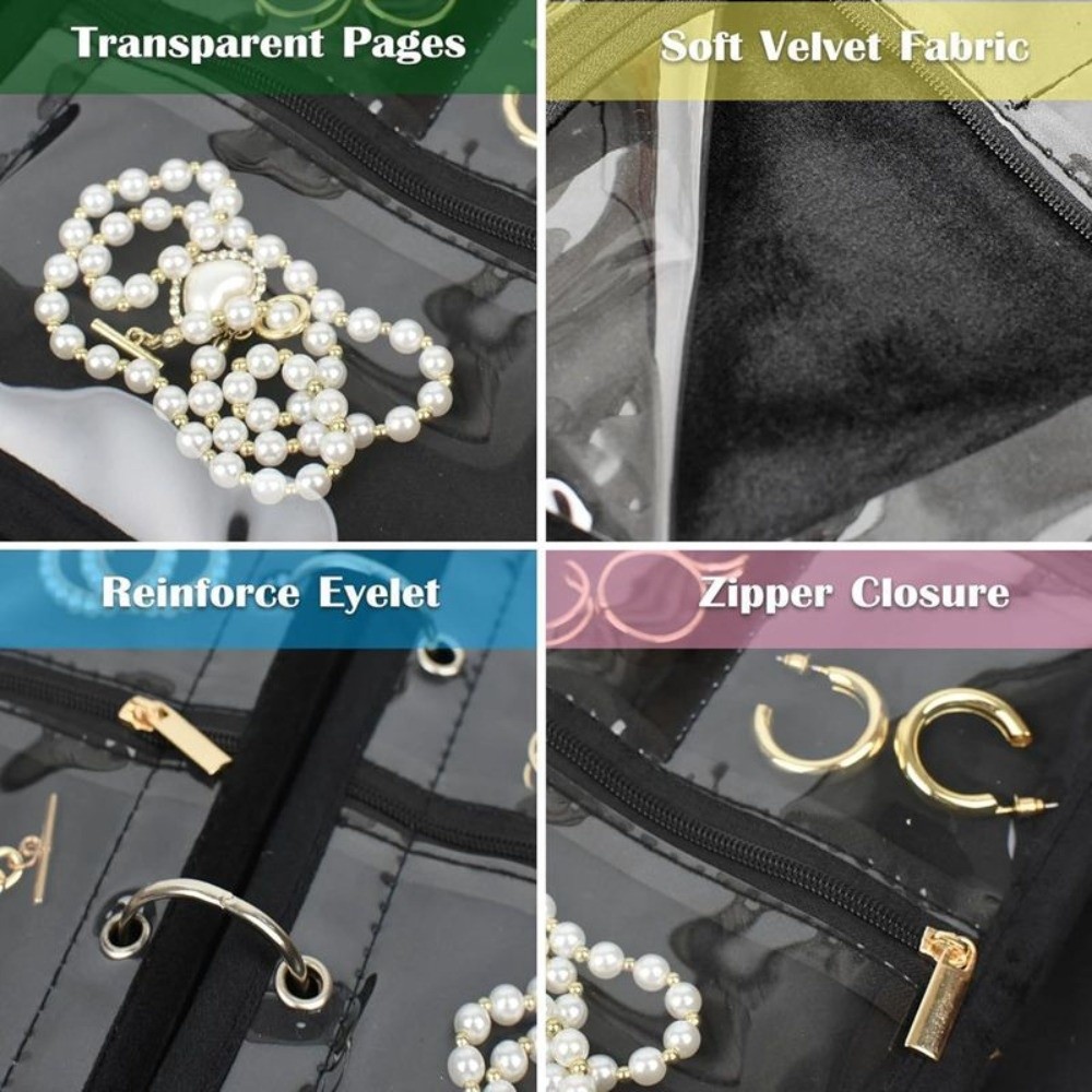 Tas Display Perhiasan PVC Tran - Body Jewelry Display ulasan dan harga