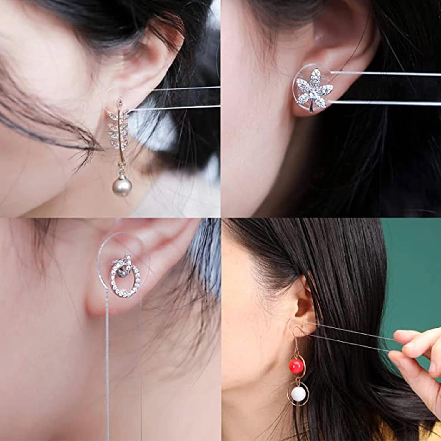 5pcs Tongkat Uji Coba Anting A - Body Jewelry Display ulasan dan harga