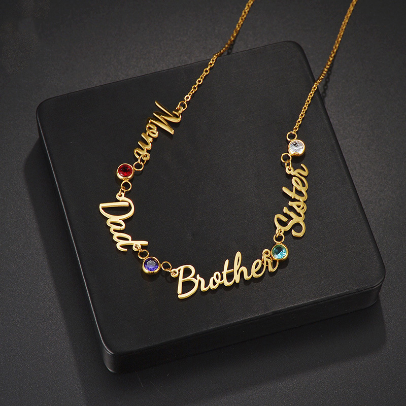 Kalung Perut Custom Nama DUOYI - Body Jewelry Names ulasan dan harga