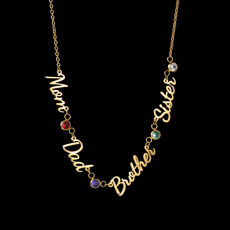 Kalung Perut Custom Nama DUOYI - Body Jewelry Names ulasan dan harga