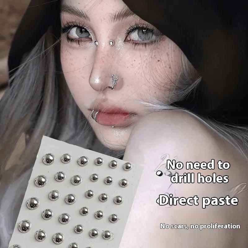 321 Buah Stiker Kancing Bibir  - Body Jewelry And Piercing ulasan dan harga