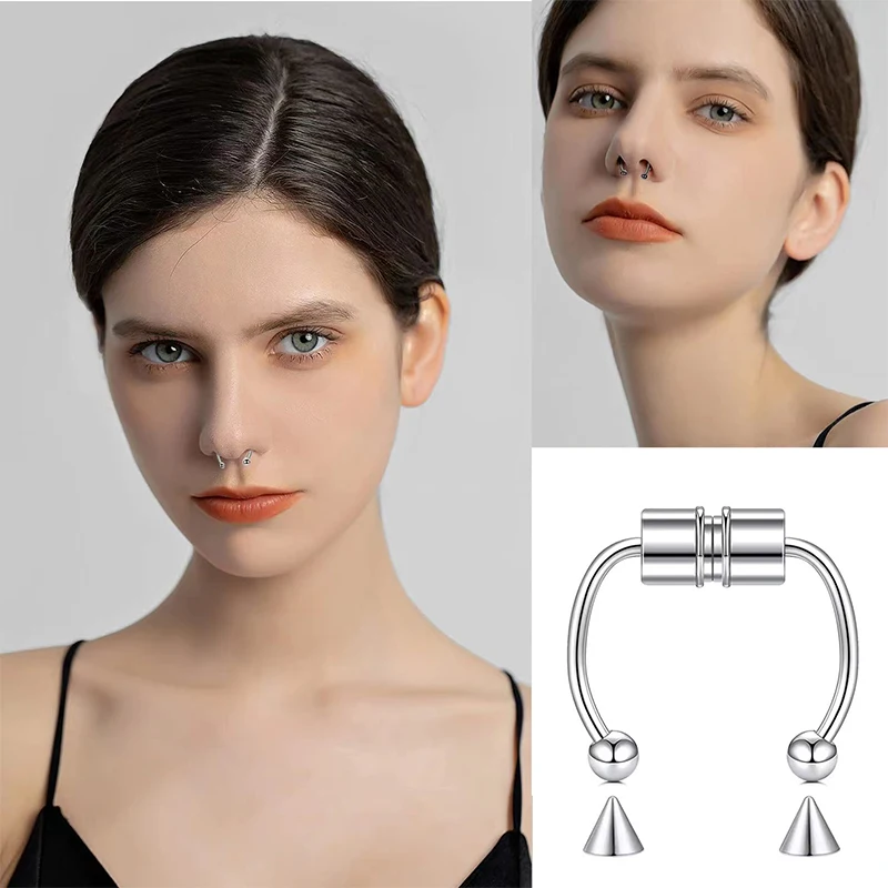 Cincin tindik hidung palsu, pe - Body Jewelry And Piercing ulasan dan harga