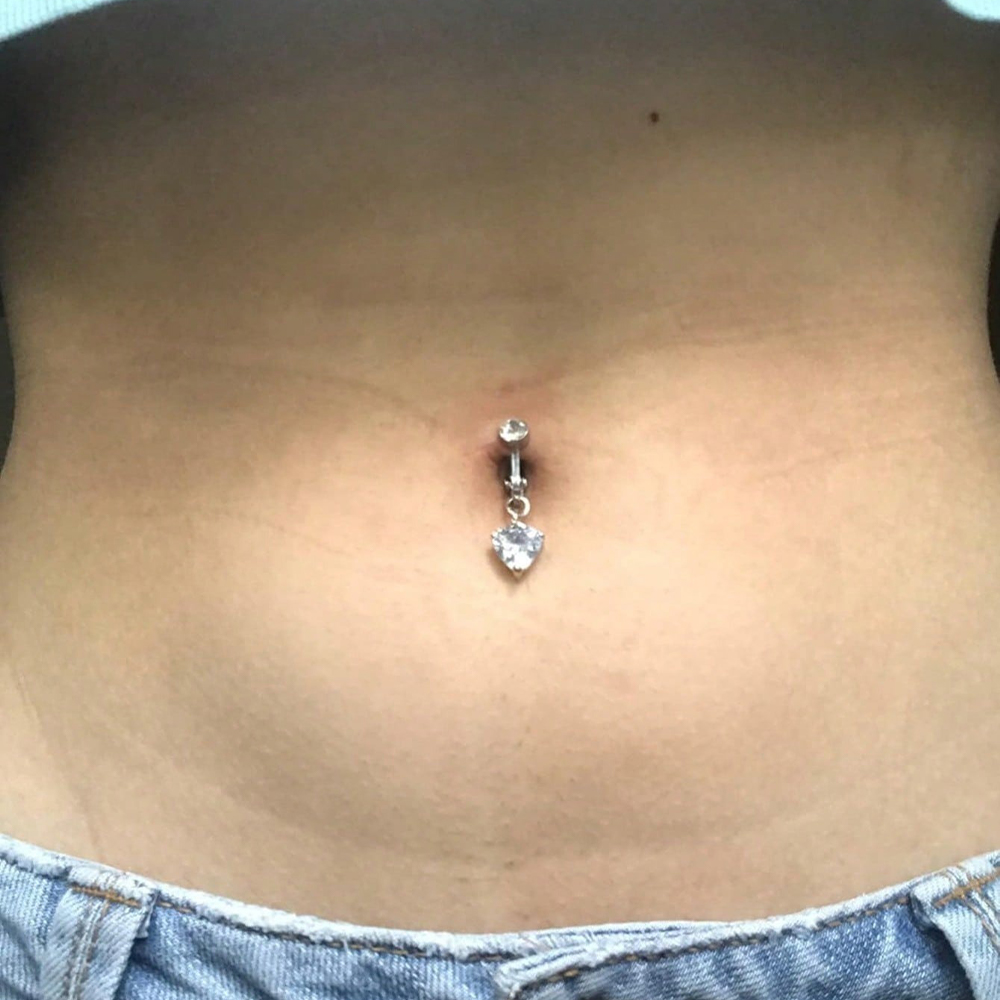 Cincin Pusar Palsu Berbentuk K - Body Jewelry And Piercing ulasan dan harga
