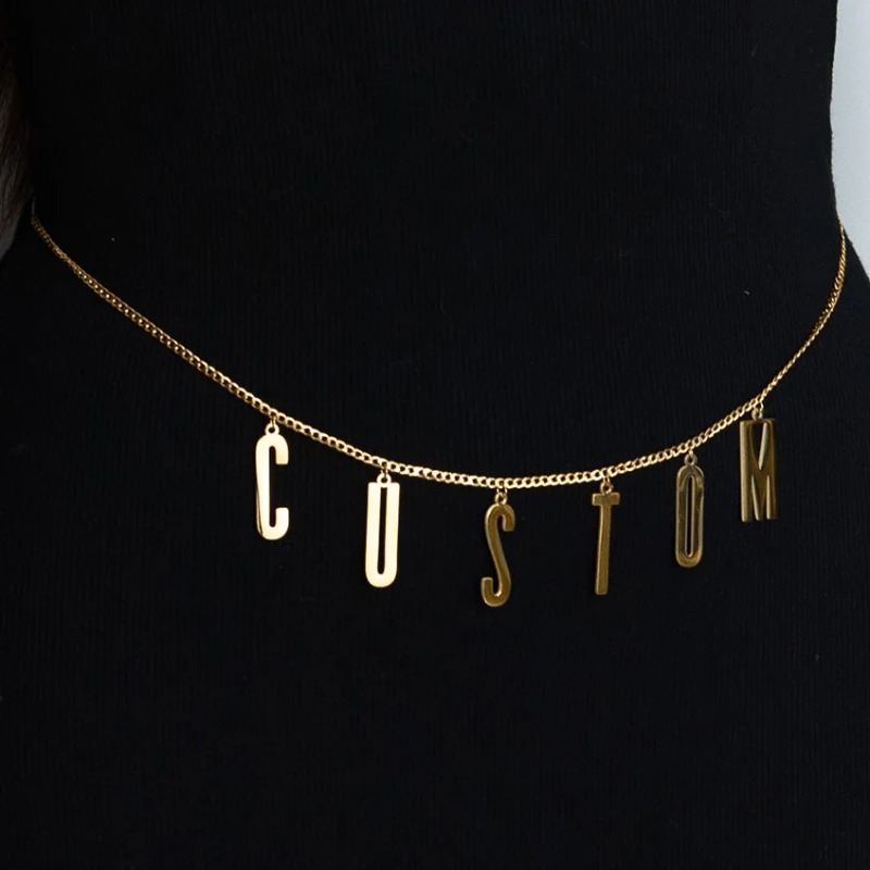 Rantai Pinggang Nama Kustom Di - Body Jewelry Names ulasan dan harga