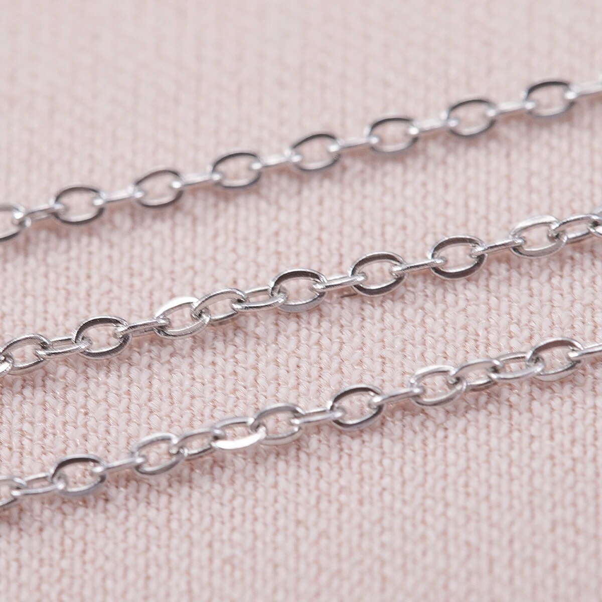 Rantai Tipis Bentuk O Baja Tah - Body Chain Jewelry ulasan dan harga