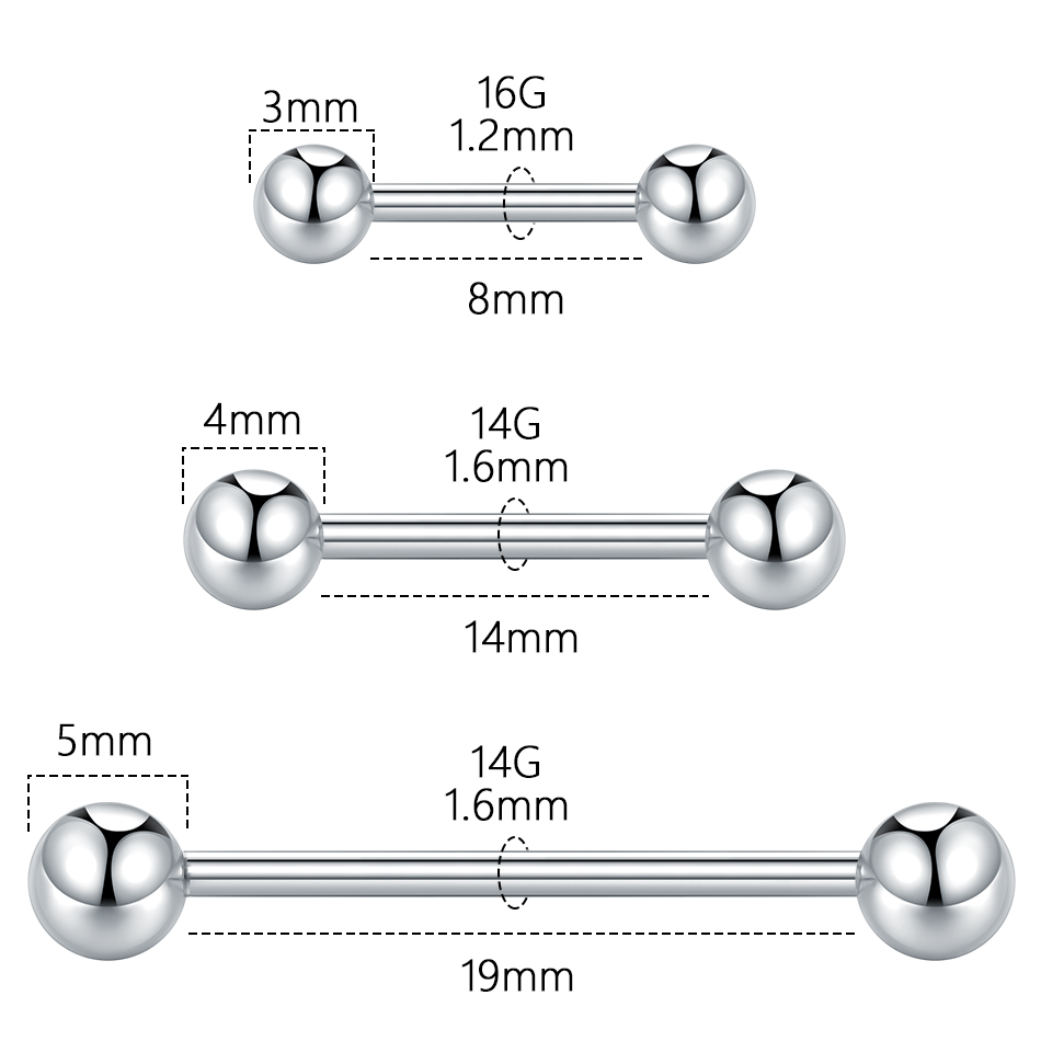 5/10 Buah G23 Titanium Tanpa B - Body Jewelry Industrial ulasan dan harga