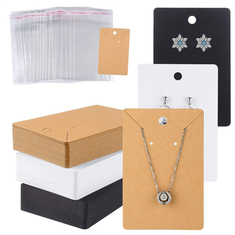 50 buah 6x9cm kartu perhiasan  - Body Jewelry Display ulasan dan harga