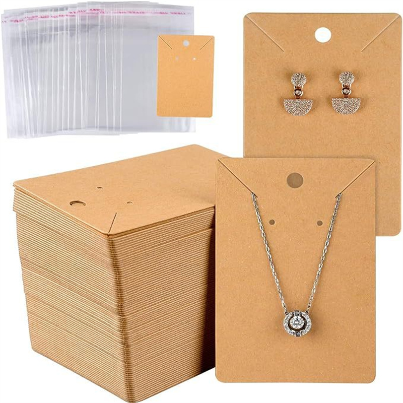 50 buah 6x9cm kartu perhiasan  - Body Jewelry Display ulasan dan harga