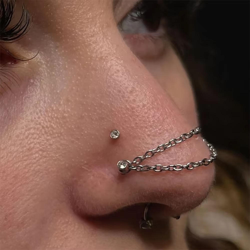 Rantai Hidung Titanium Fashion - Body Jewelry And Piercing ulasan dan harga