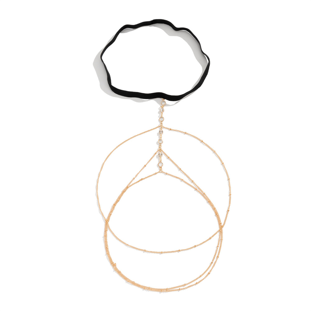 Rantai Paha Kristal Elastis Ga - Body Chain Jewelry ulasan dan harga