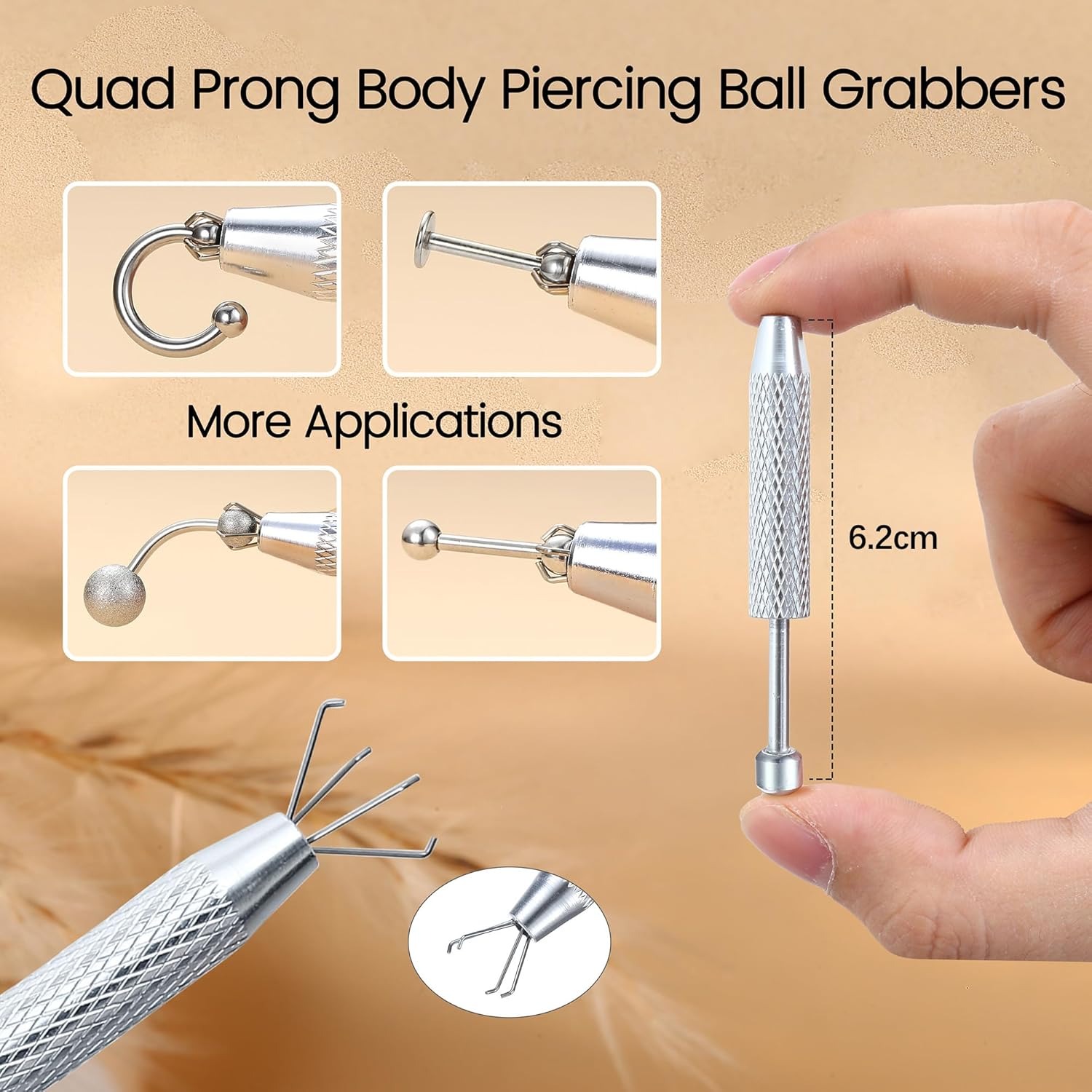 Alat Penjepit Taper Piercing D - Body Jewelry Changing Kit ulasan dan harga