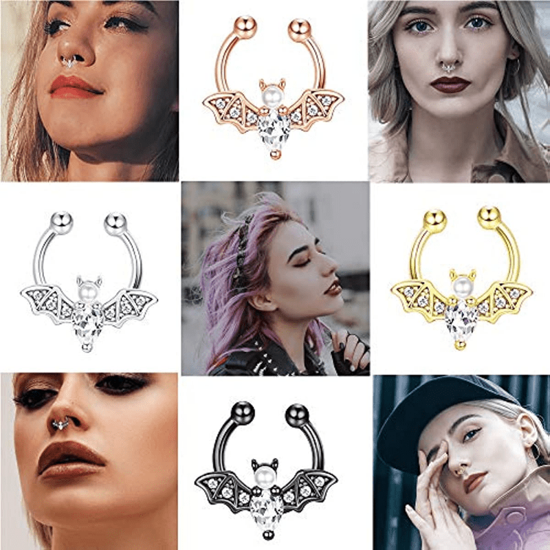 EVISPOL Cincin Septum Palsu Ke - Body Jewelry And Piercing ulasan dan harga