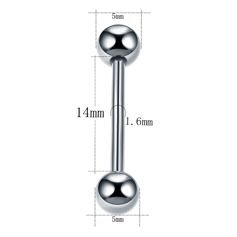 1 Buah 14G 16G Cincin Tindik L - Body Jewelry Industrial ulasan dan harga