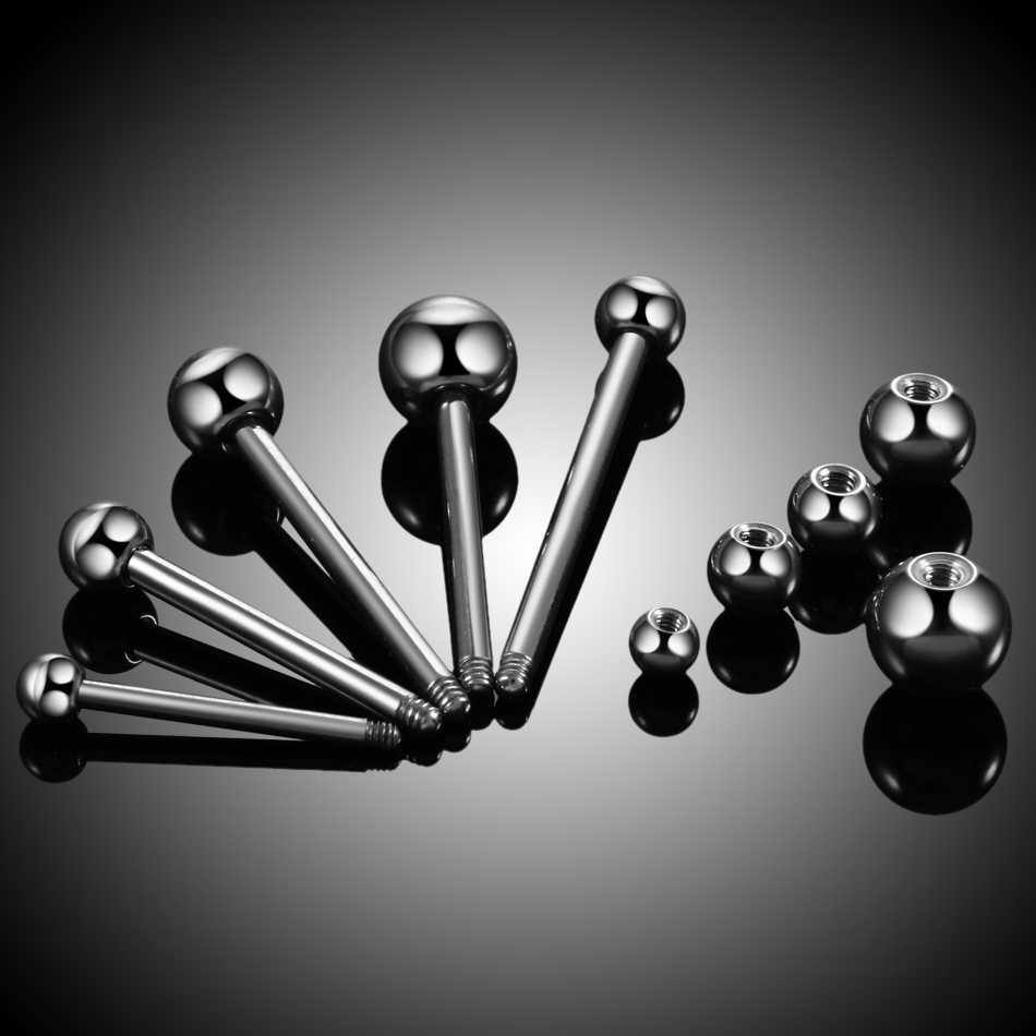 1 Buah 14G 16G Cincin Tindik L - Body Jewelry Industrial ulasan dan harga