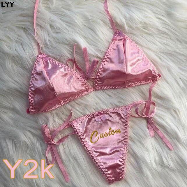 Set Bra Segitiga dan G-string  - Body Jewelry Names ulasan dan harga