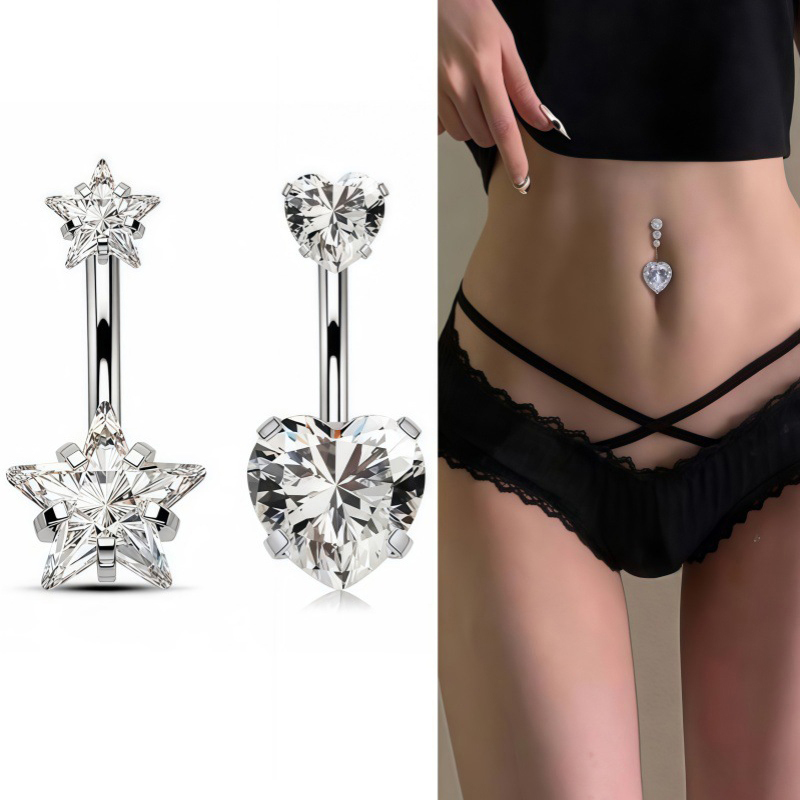 1 Buah Cincin Tindik Pusar Sek - Body Jewelry And Piercing ulasan dan harga