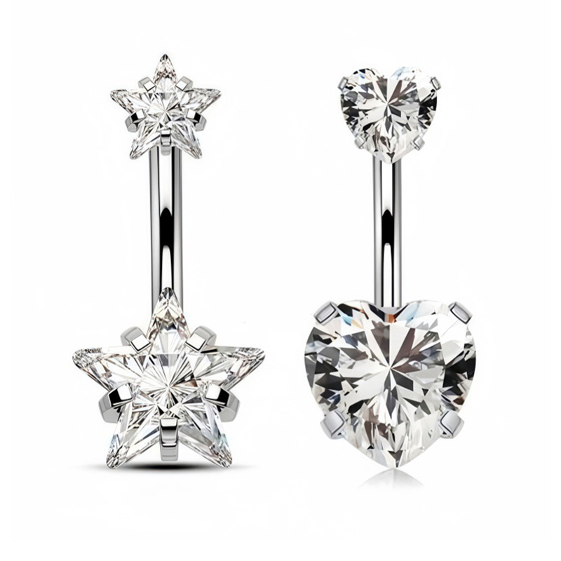 1 Buah Cincin Tindik Pusar Sek - Body Jewelry And Piercing ulasan dan harga