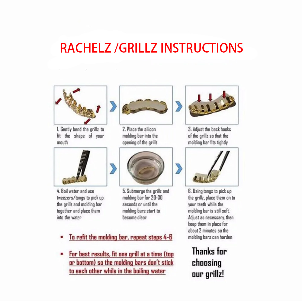 RACHELZ 3 Buah/Set Topi Gigi G - Body Jewelry Changing Kit ulasan dan harga