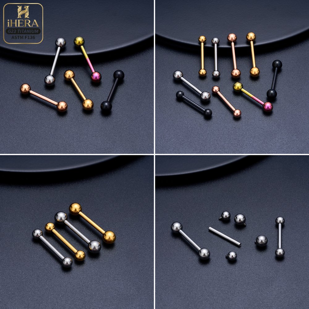Perhiasan tindik titanium luru - Body Jewelry Industrial ulasan dan harga