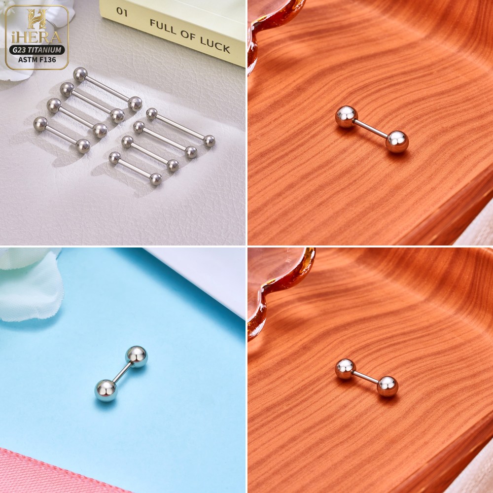 Perhiasan tindik titanium luru - Body Jewelry Industrial ulasan dan harga