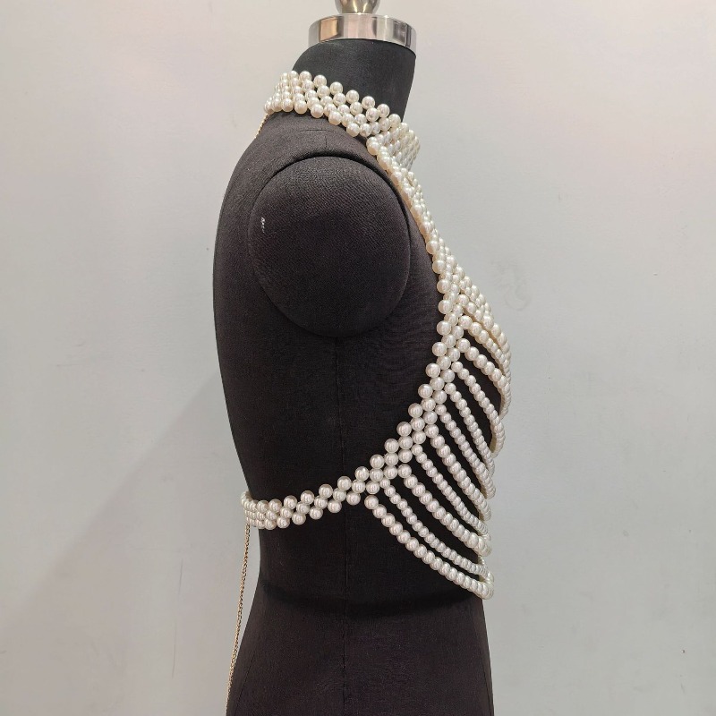 Rantai dada manik-manik gaya i - Body Jewelry Industrial ulasan dan harga