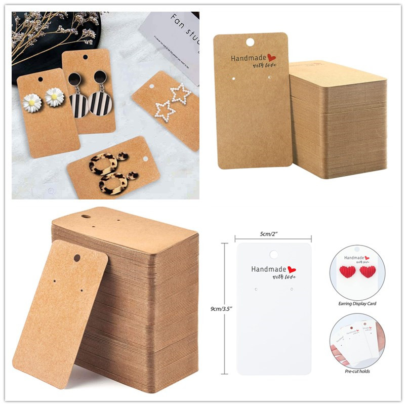 50 buah kartu pajangan anting  - Body Jewelry Display ulasan dan harga