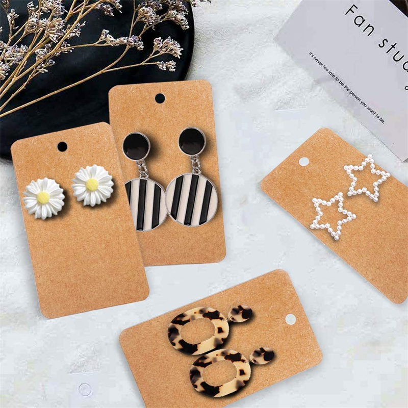 50 buah kartu pajangan anting  - Body Jewelry Display ulasan dan harga